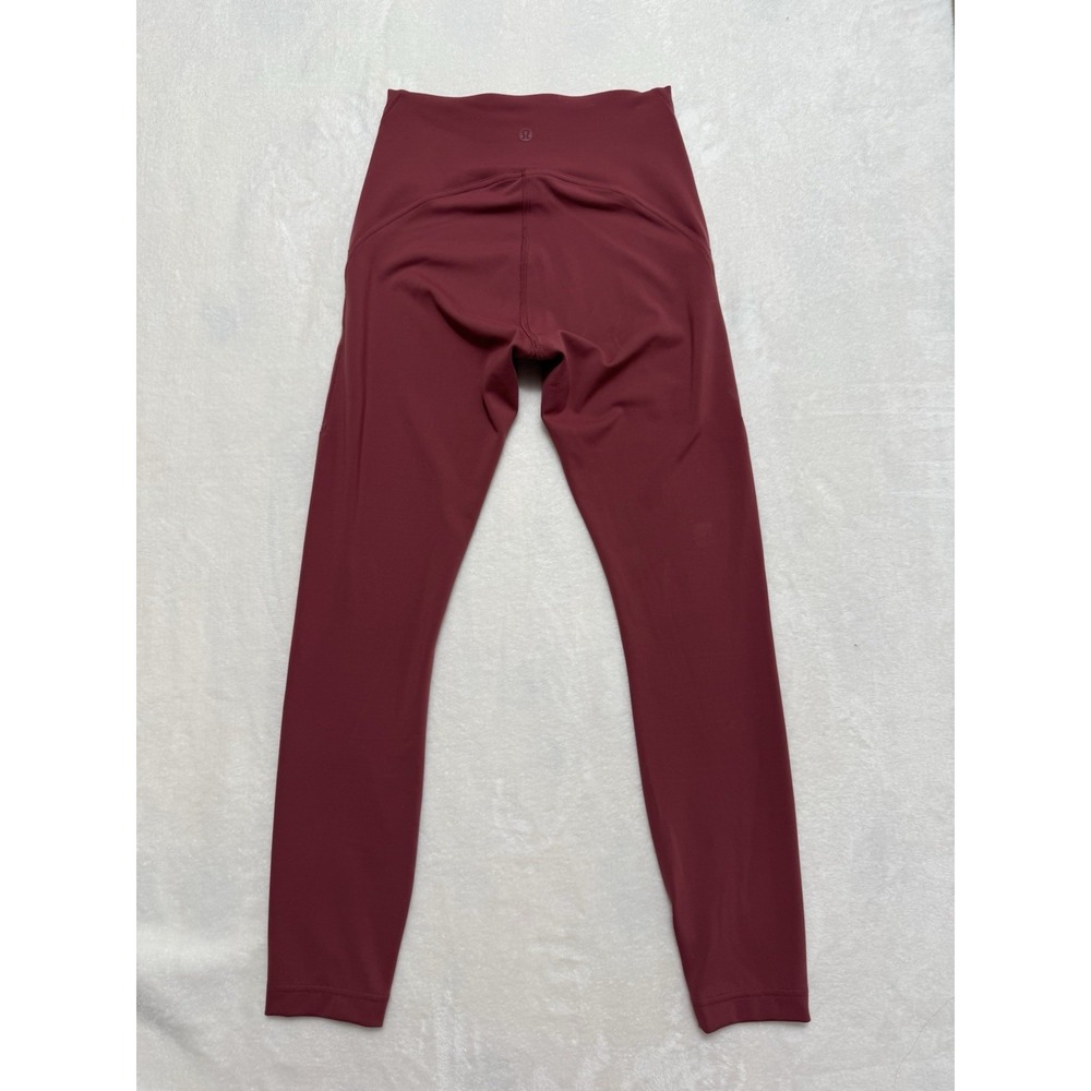 Lululemon Womens Align High Rise Tight Red Size 4